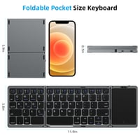 Opvouwbaar Bluetooth-toetsenbord - inc. touchpad