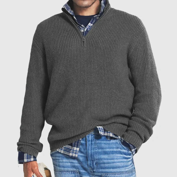 Business Casual Kasjmier Zip Sweater