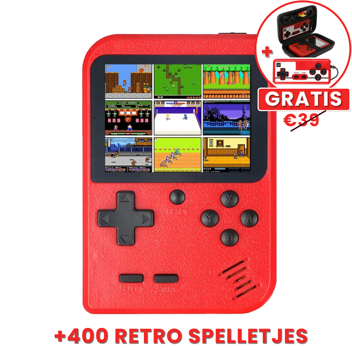 Retro Game console - Meer dan +400 klassieke spellen! inc. Gratis controller
