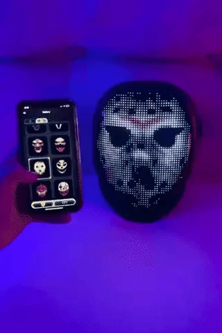 Haunting Halo™ LED Smart Masker - Verander van personage! - USB oplaadbaar